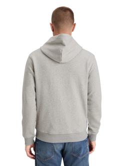 ESSENTIAL LOGO BADGE ZIP-THROUGH HOODIE