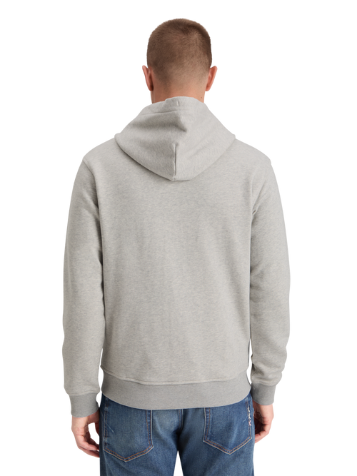 ESSENTIAL LOGO BADGE ZIP-THROUGH HOODIE