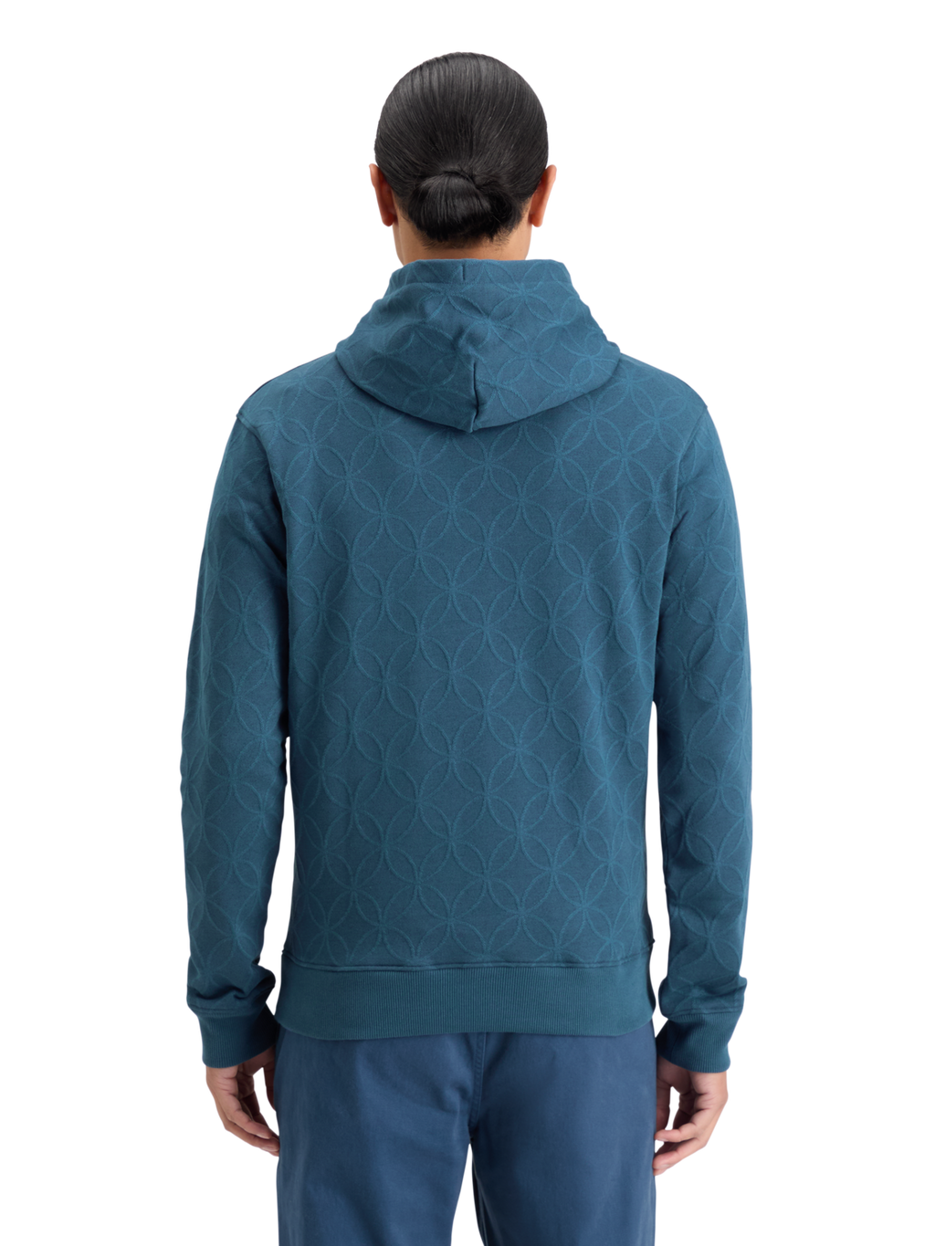 JACQUARD TERRY HOODIE