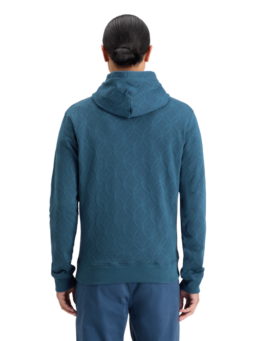 JACQUARD TERRY HOODIE