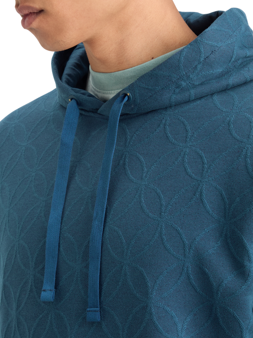 JACQUARD TERRY HOODIE