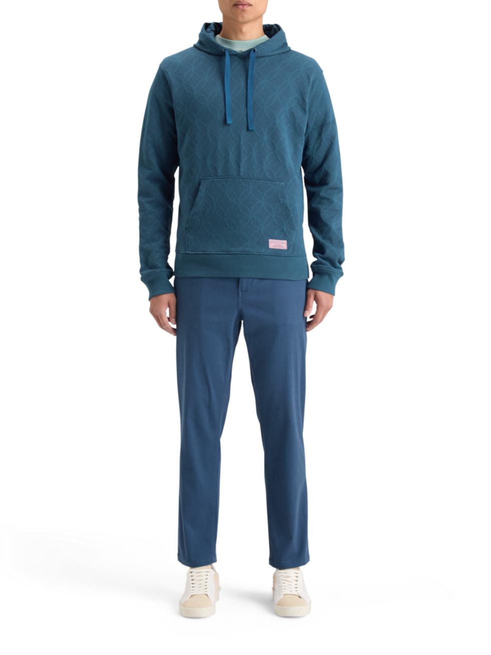 JACQUARD TERRY HOODIE