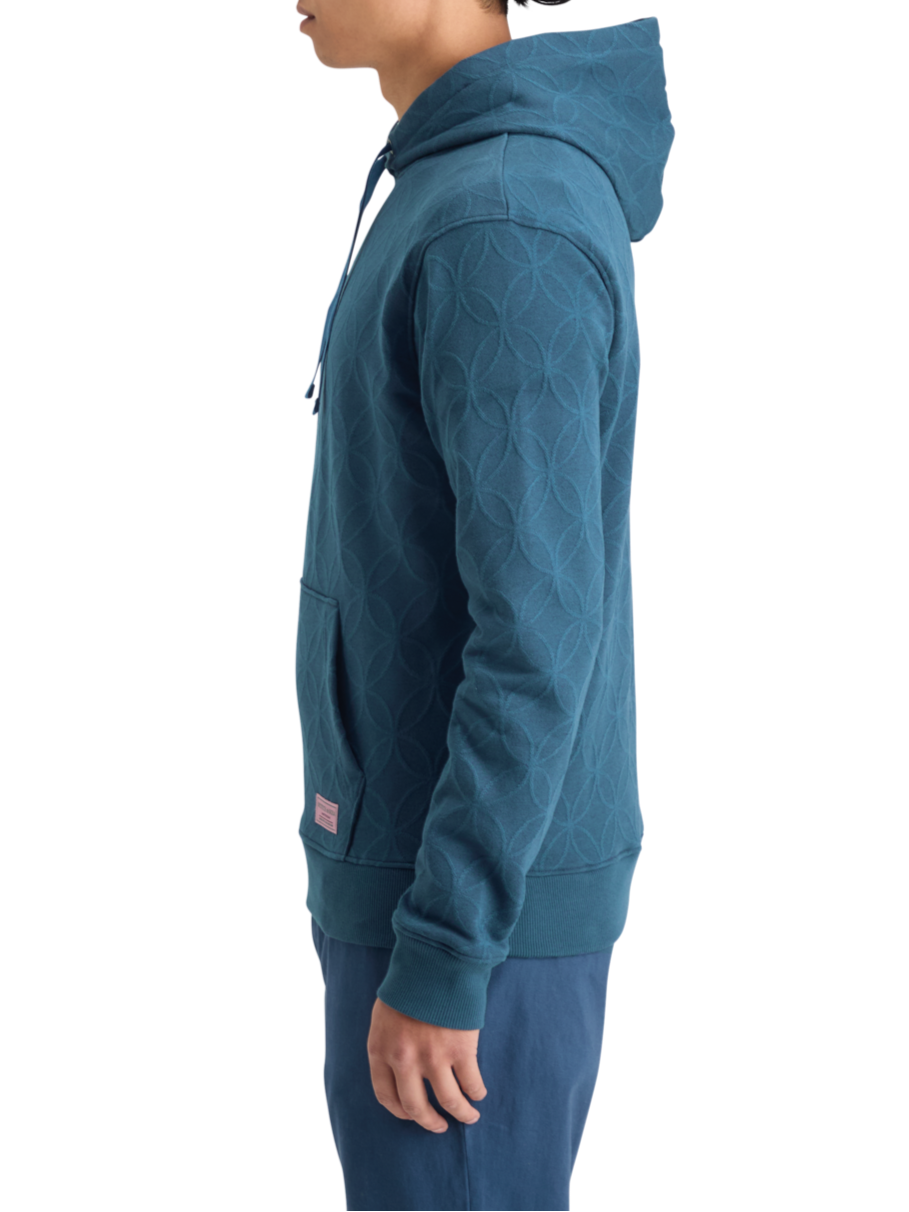 JACQUARD TERRY HOODIE