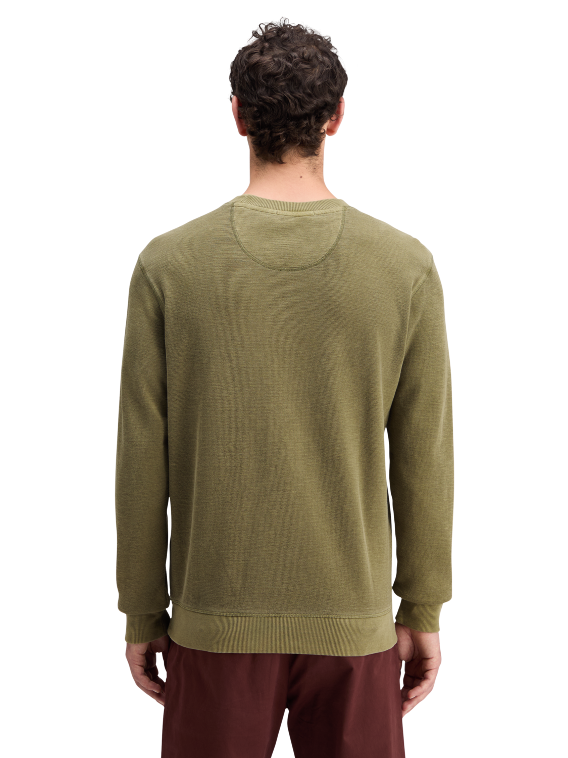 GARMENT DYED STRUCTURED SWEATSHIRT