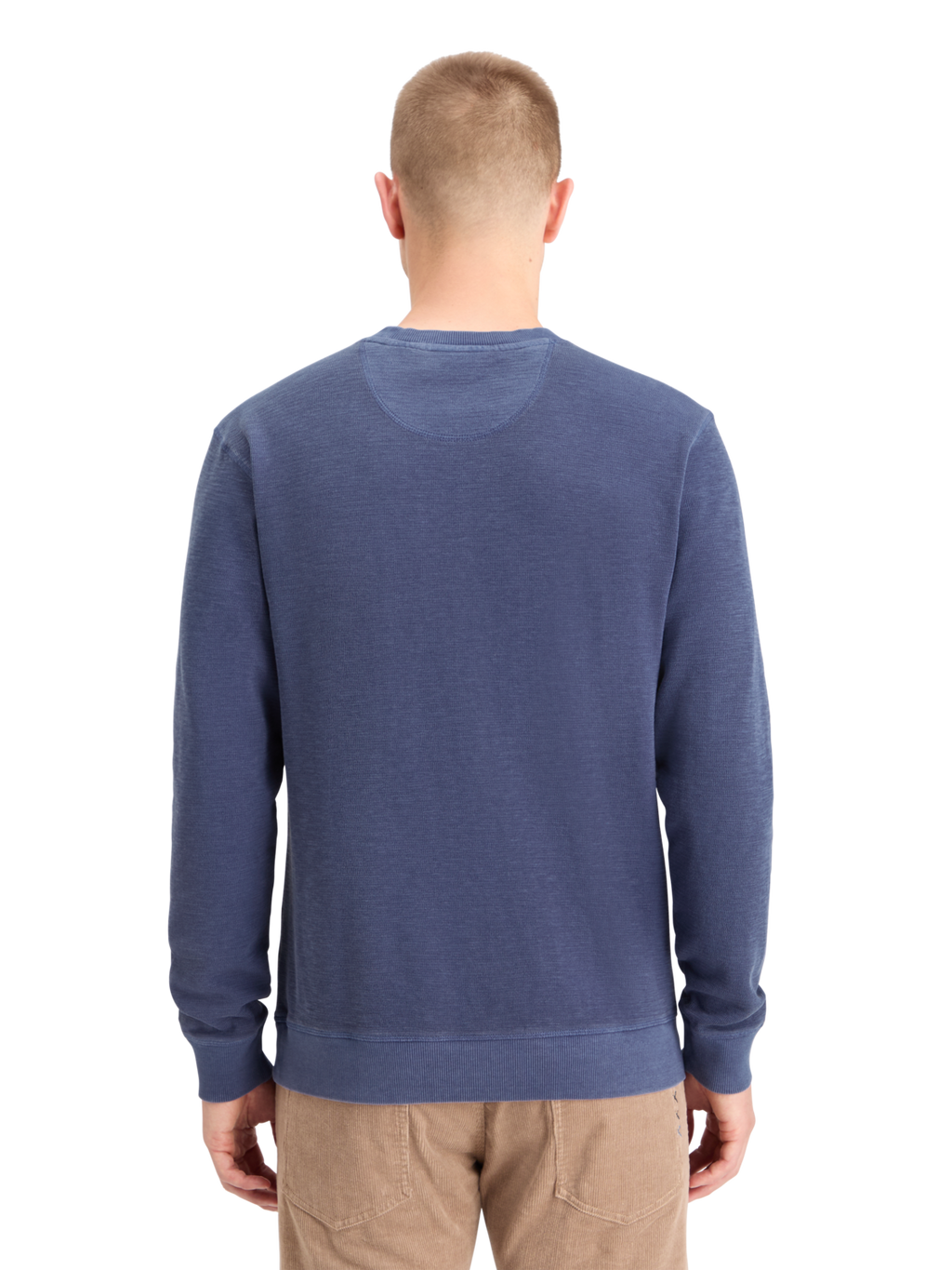 GARMENT DYED STRUCTURED SWEATSHIRT