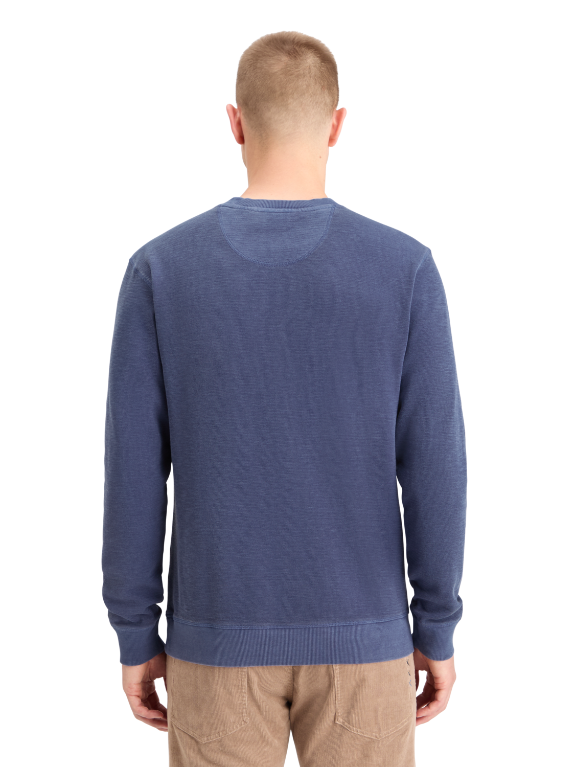 GARMENT DYED STRUCTURED SWEATSHIRT