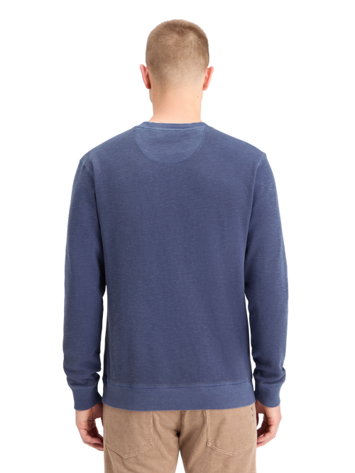 GARMENT DYED STRUCTURED SWEATSHIRT