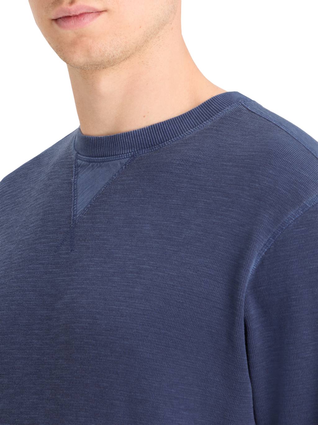 GARMENT DYED STRUCTURED SWEATSHIRT