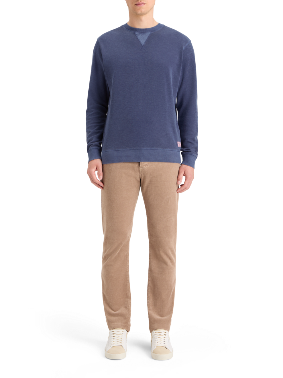 GARMENT DYED STRUCTURED SWEATSHIRT