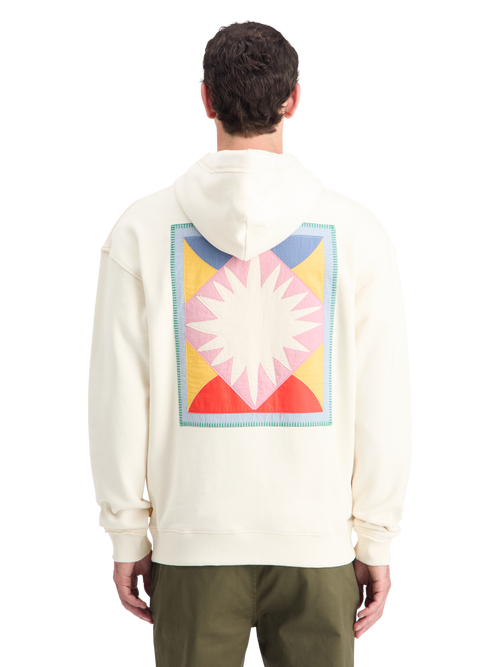 PATCHWORK APPLIQUE ARTWORK HOODIE