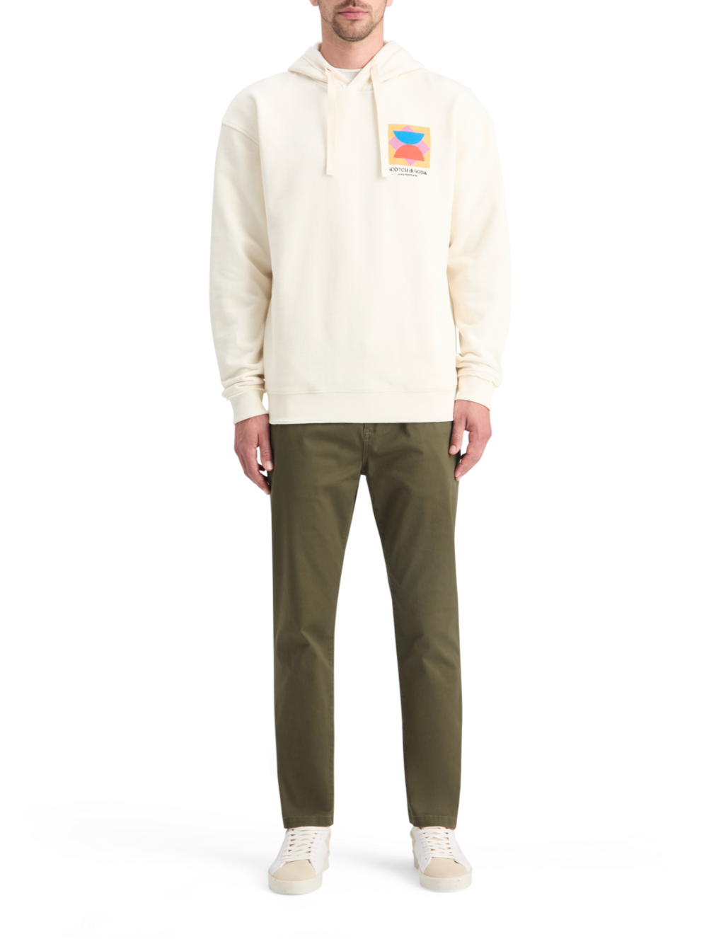 PATCHWORK APPLIQUE ARTWORK HOODIE