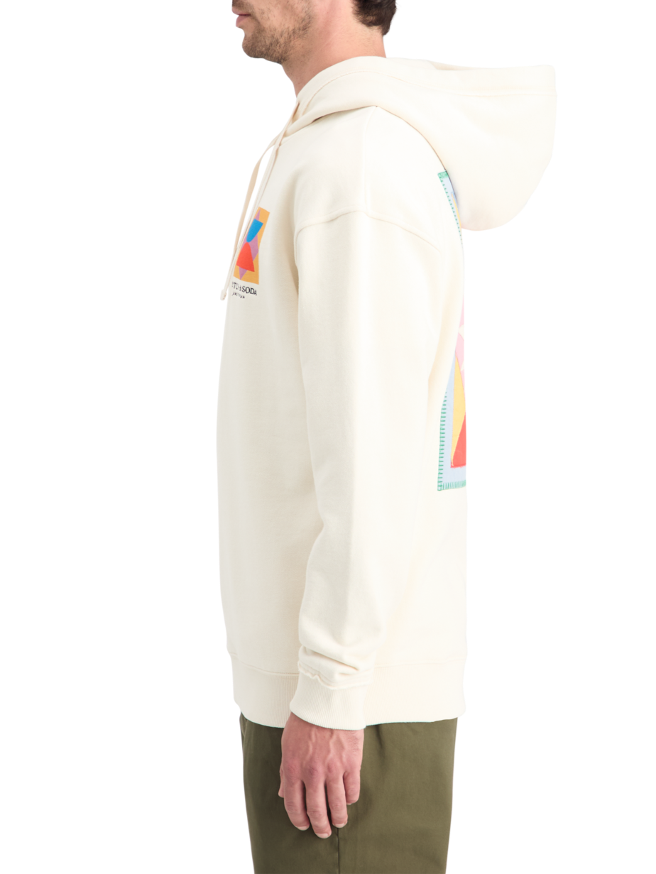 PATCHWORK APPLIQUE ARTWORK HOODIE