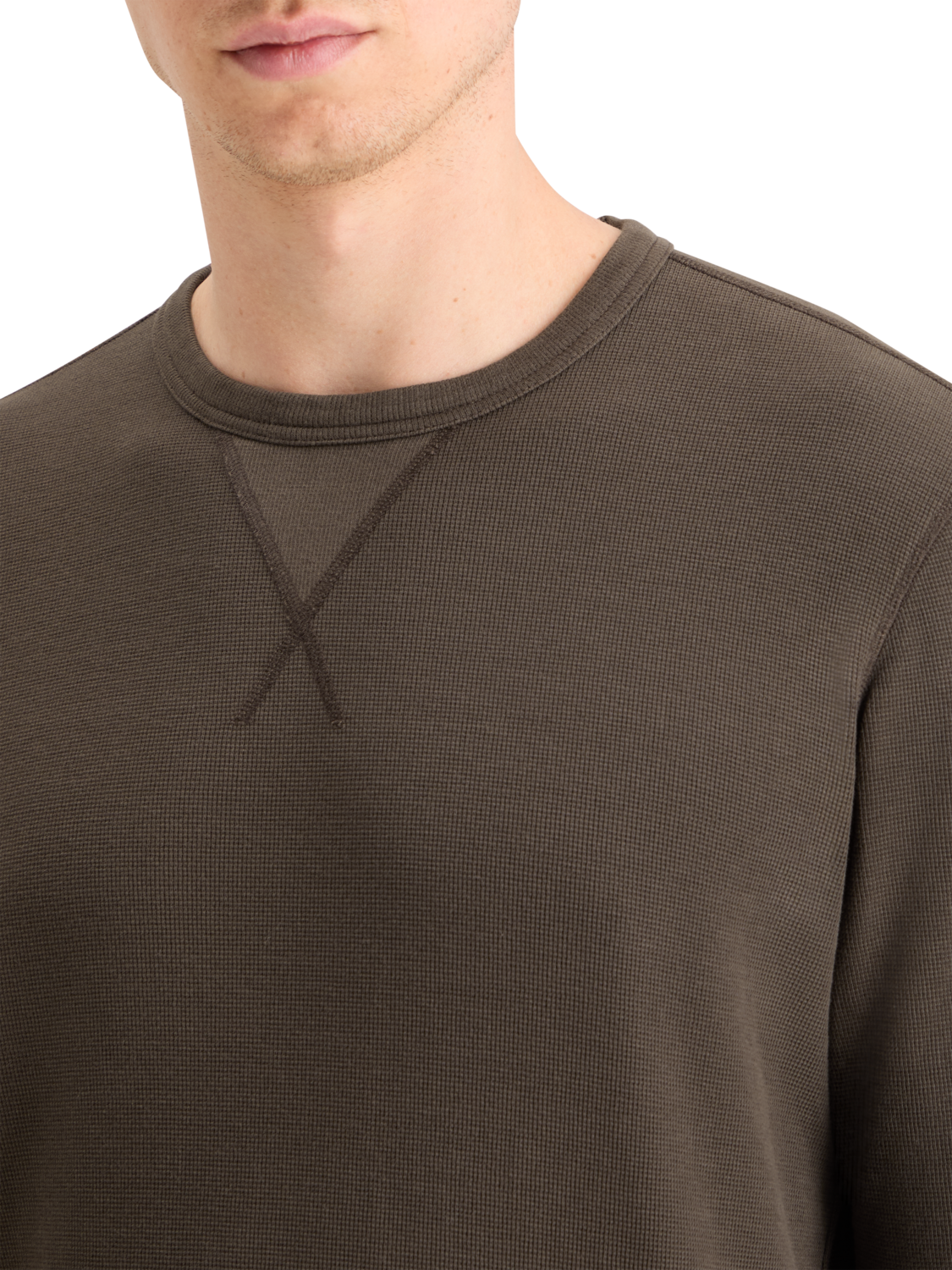 WAFFLE T-SHIRT LS