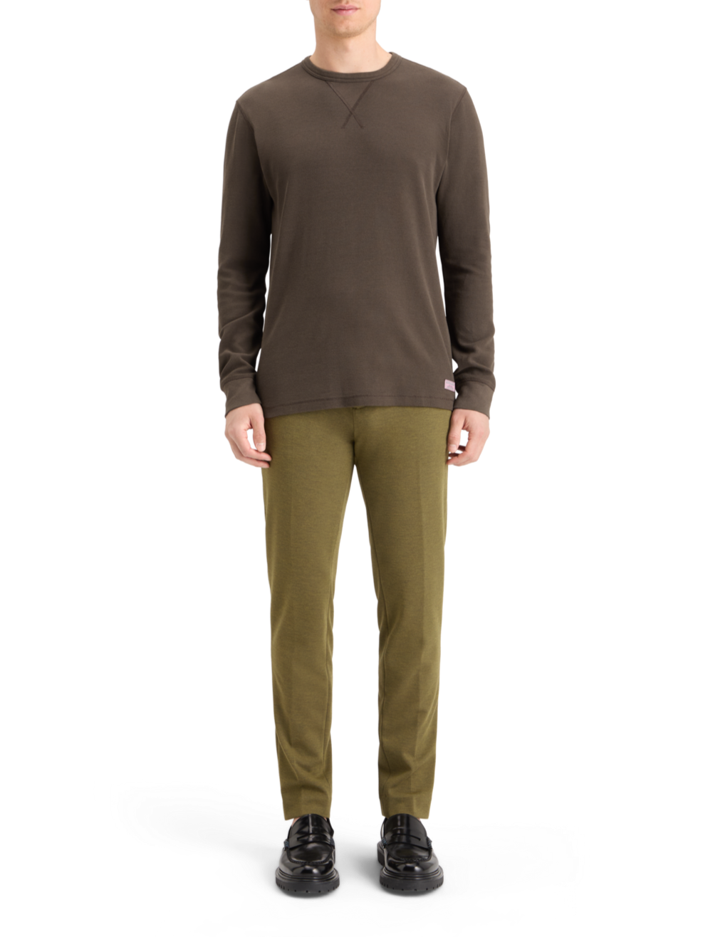 WAFFLE T-SHIRT LS