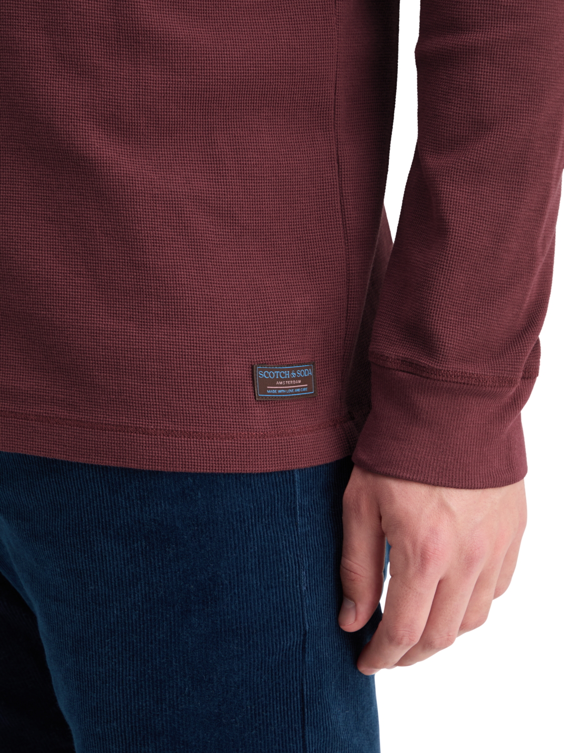 WAFFLE T-SHIRT LS