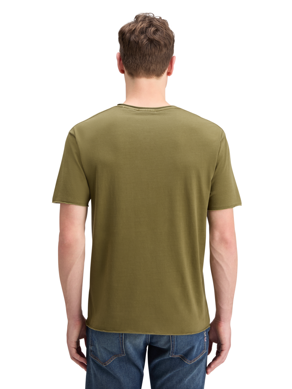 RAW EDGE GARMENT DYE T-SHIRT