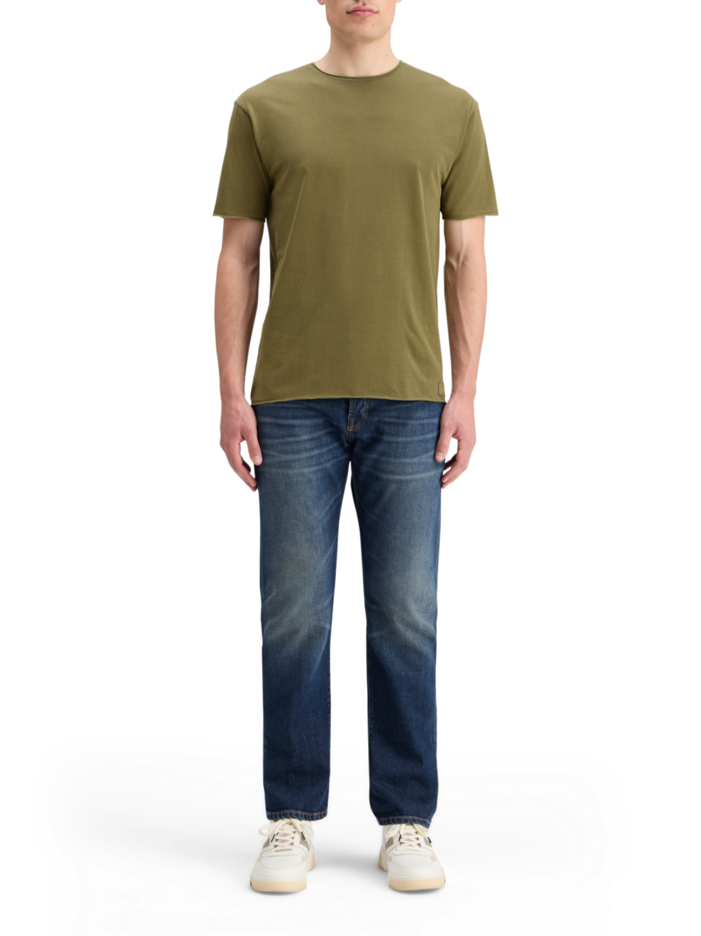 RAW EDGE GARMENT DYE T-SHIRT