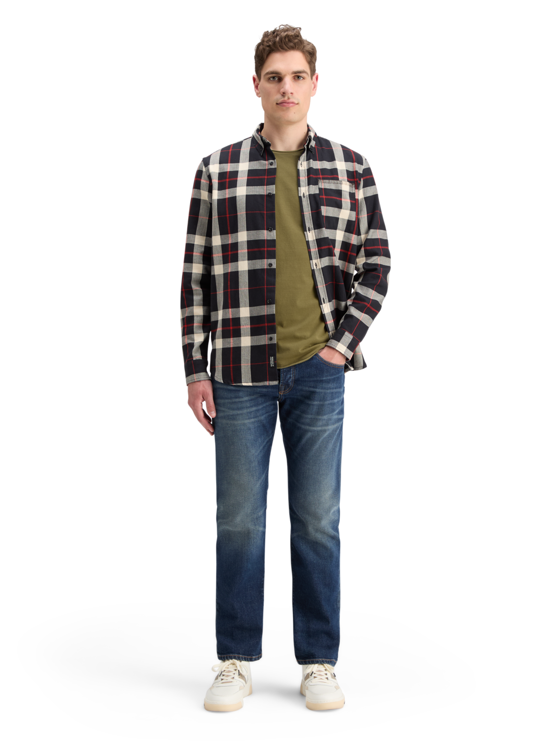 RAW EDGE GARMENT DYE T-SHIRT
