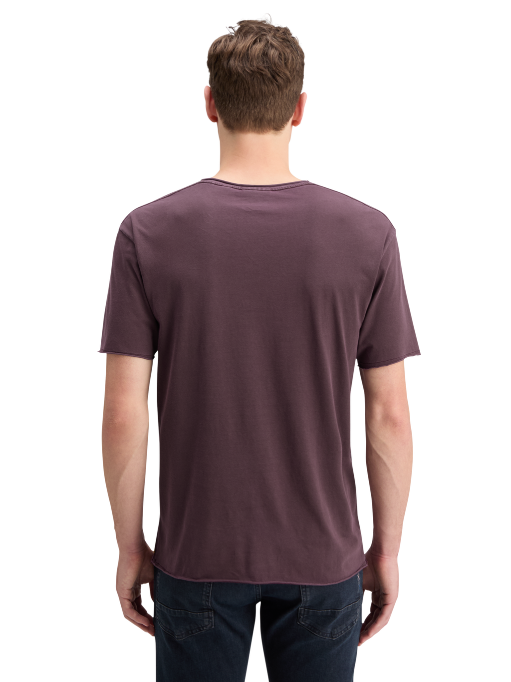 RAW EDGE GARMENT DYE T-SHIRT