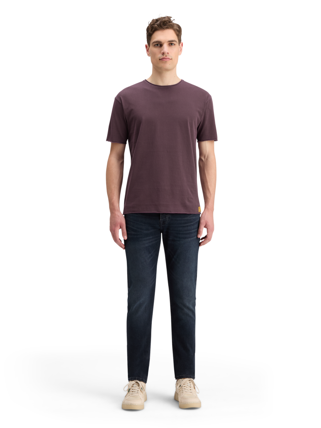 RAW EDGE GARMENT DYE T-SHIRT