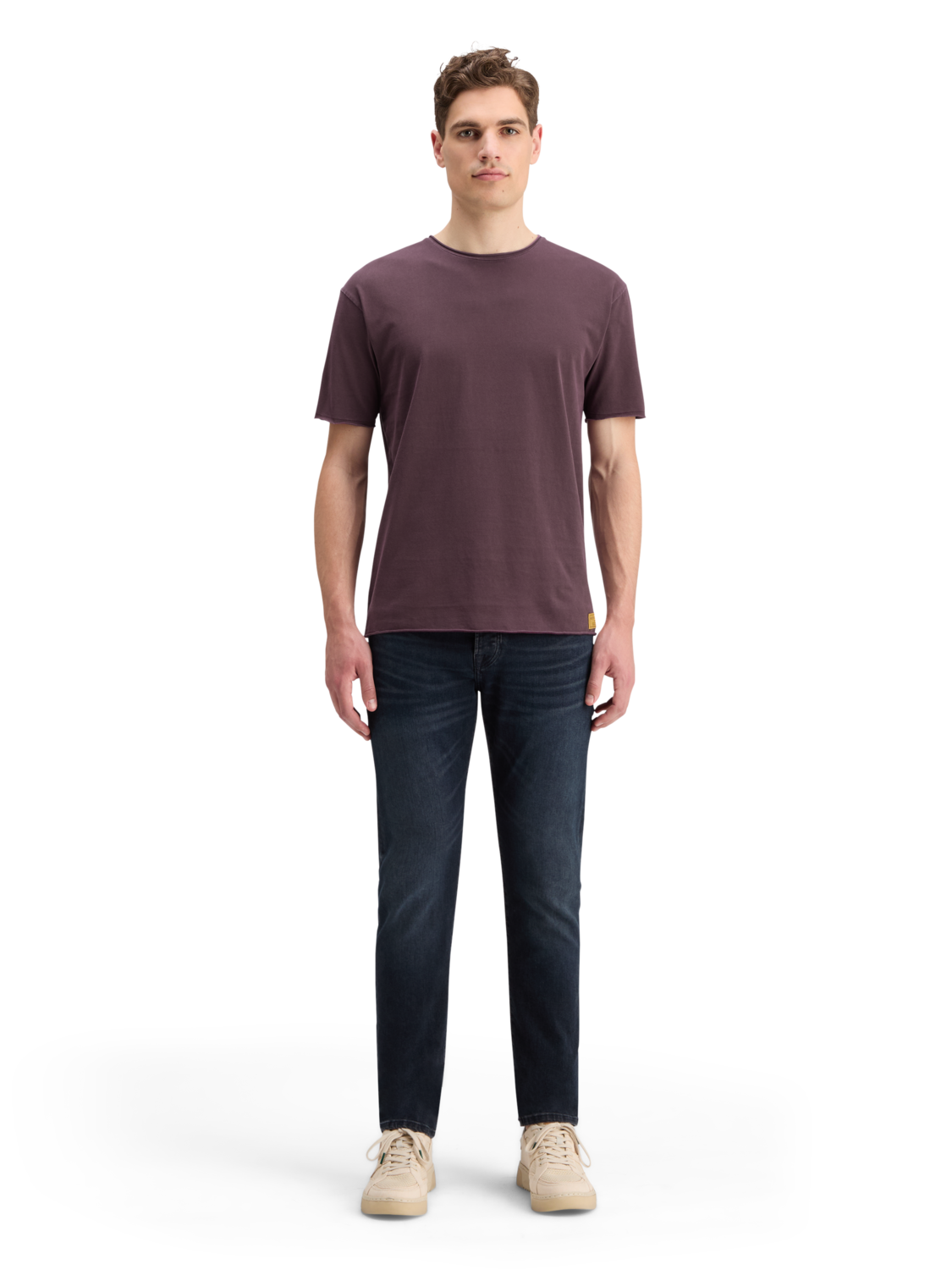 RAW EDGE GARMENT DYE T-SHIRT