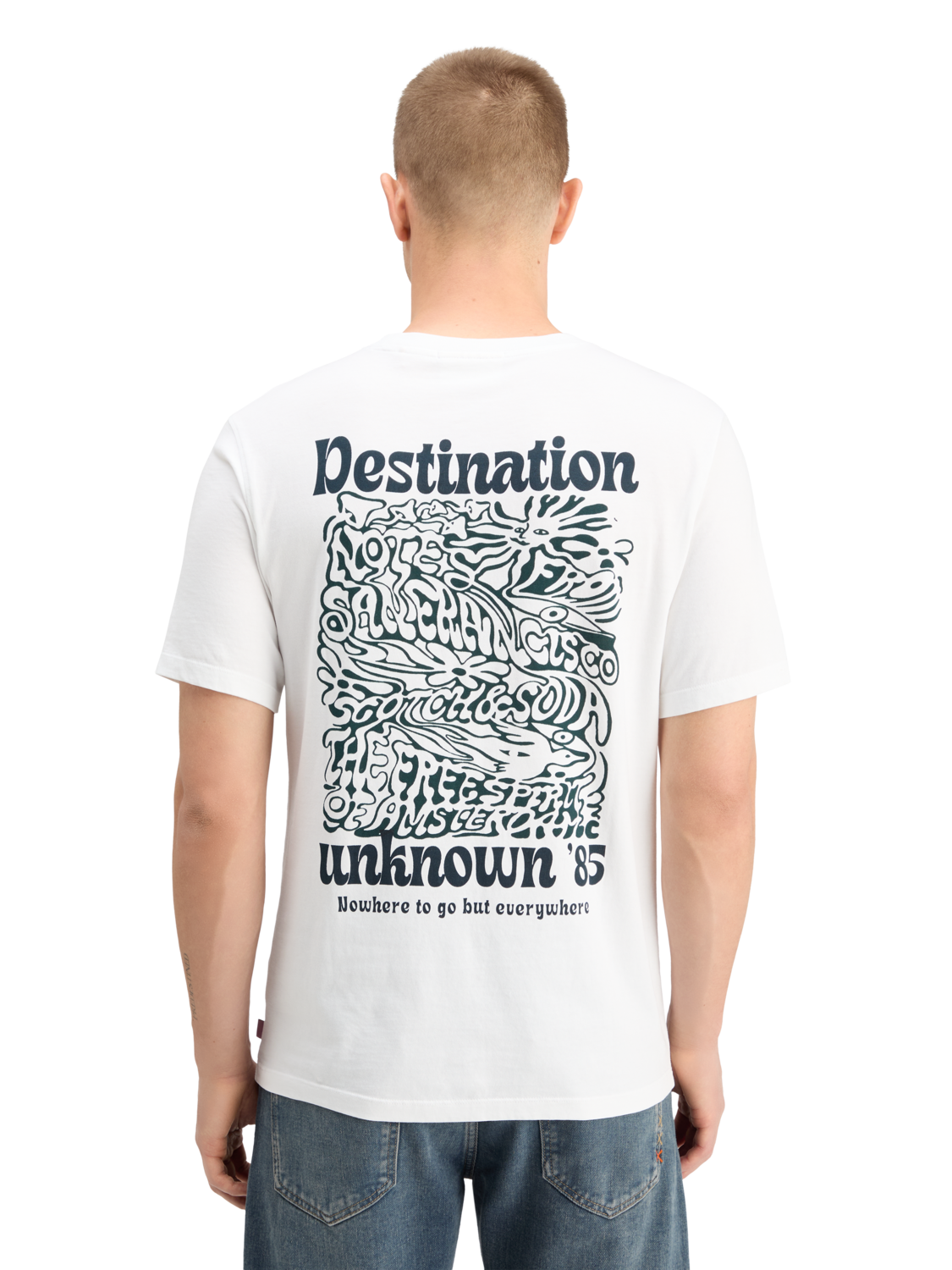 REGULAR FIT FRONT BACK ARTWORK T-SHIRT