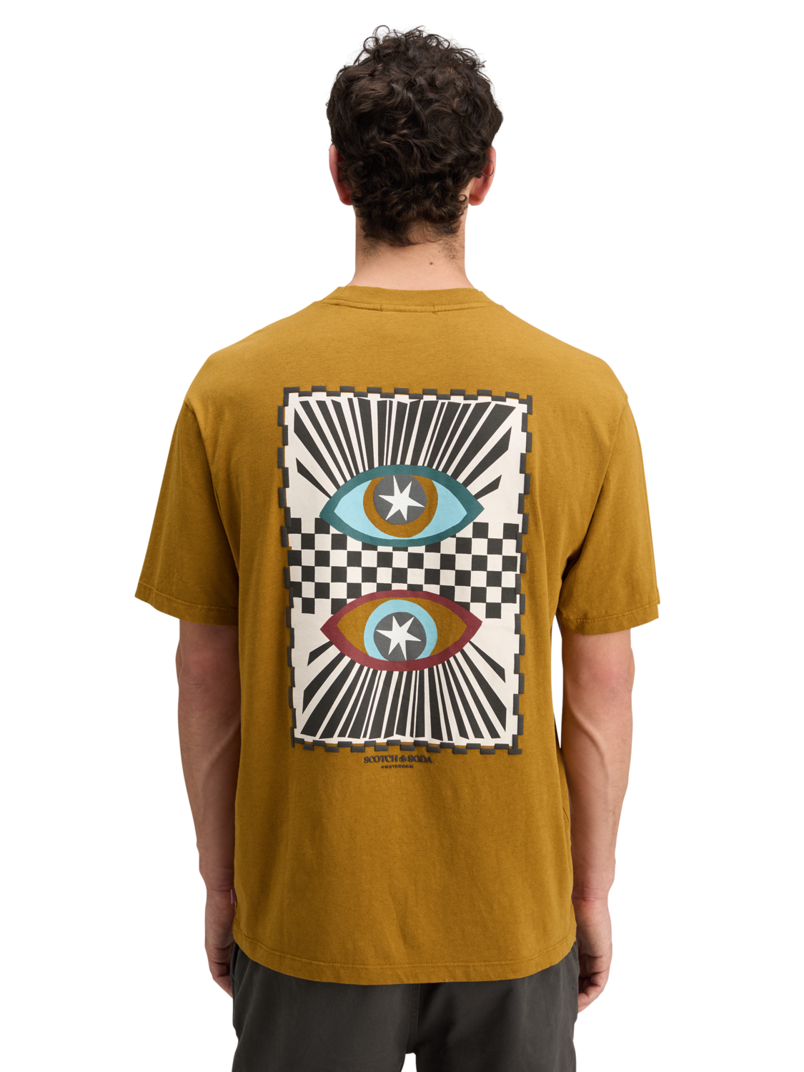 “Scotch & Soda” チェストアートワークプリントTシャツ Yellow RELAXED FIT FRONT BACK ARTWORK T-SHIRT – Scotch & Soda Amsterdam