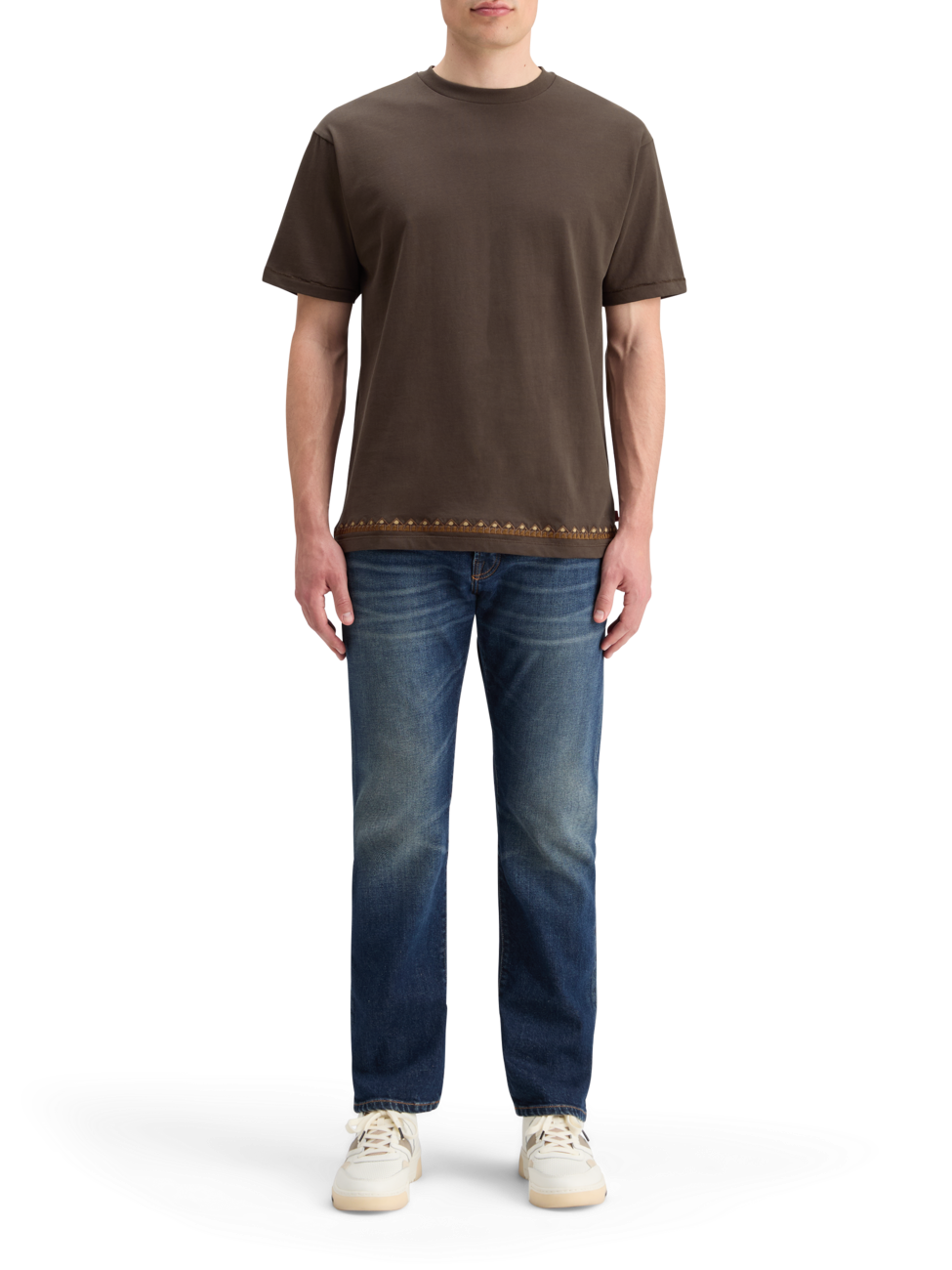 RELAXED FIT EMBROIDERY T-SHIRT