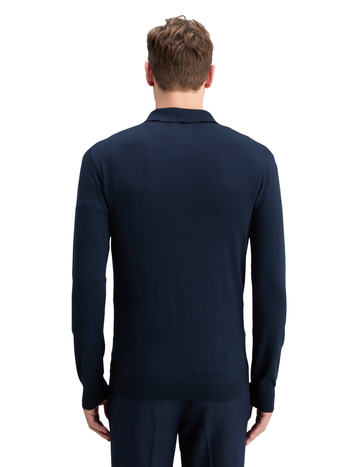 KNITTED POLO LONG SLEEVE