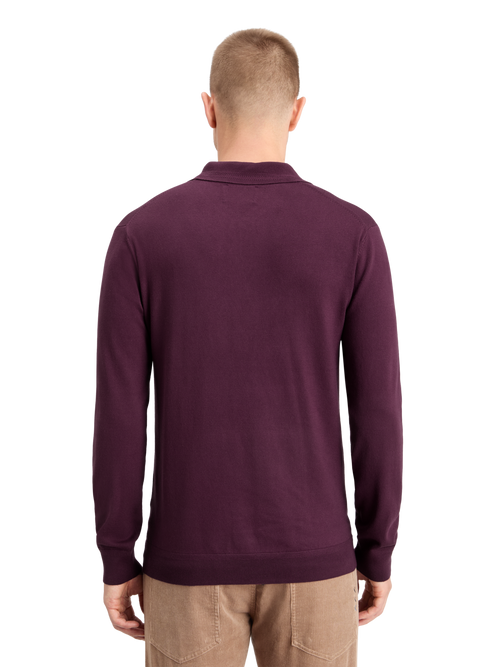 KNITTED POLO LONG SLEEVE