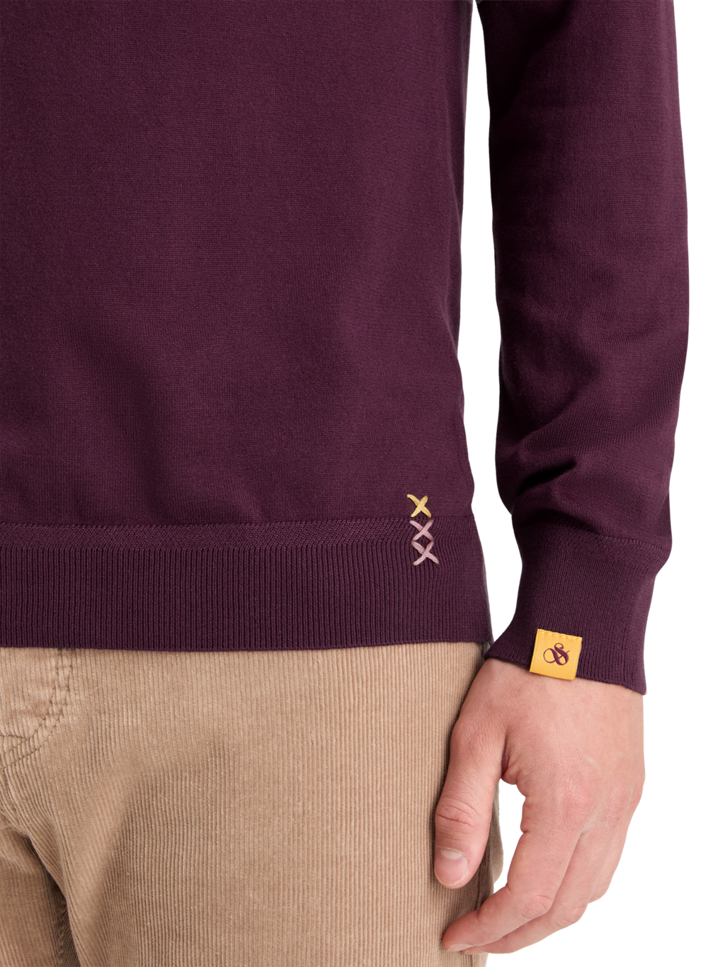KNITTED POLO LONG SLEEVE