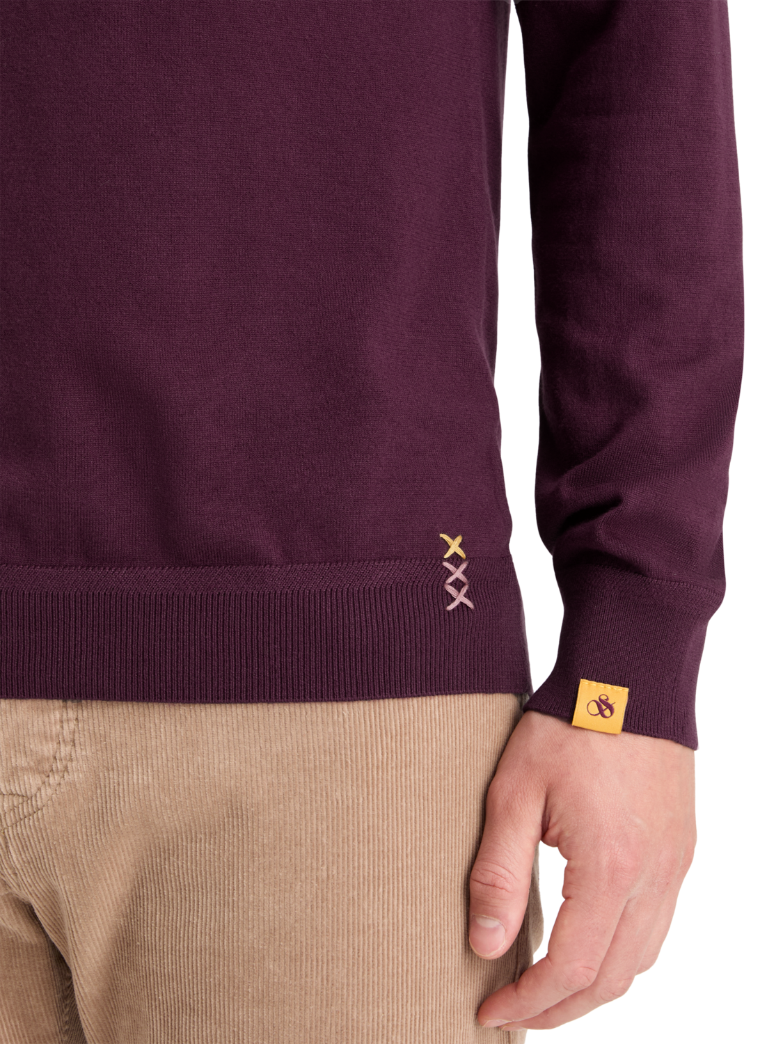 KNITTED POLO LONG SLEEVE