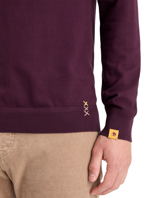 KNITTED POLO LONG SLEEVE