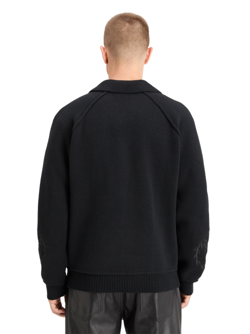 POLO LONG SLEEVES  DROPPED SHOULDER SWEATER