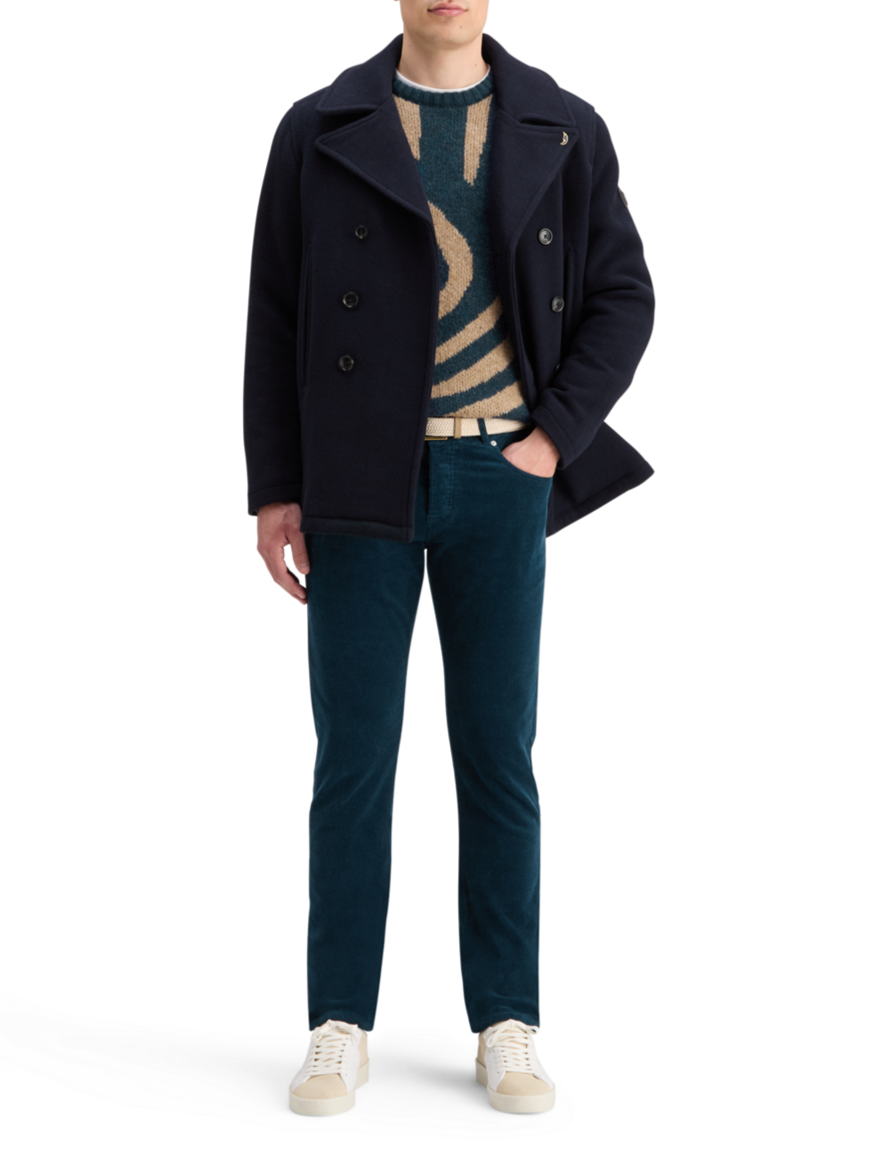 HAIRY BIG WAVES DROPPED SHOULDER SWEATER