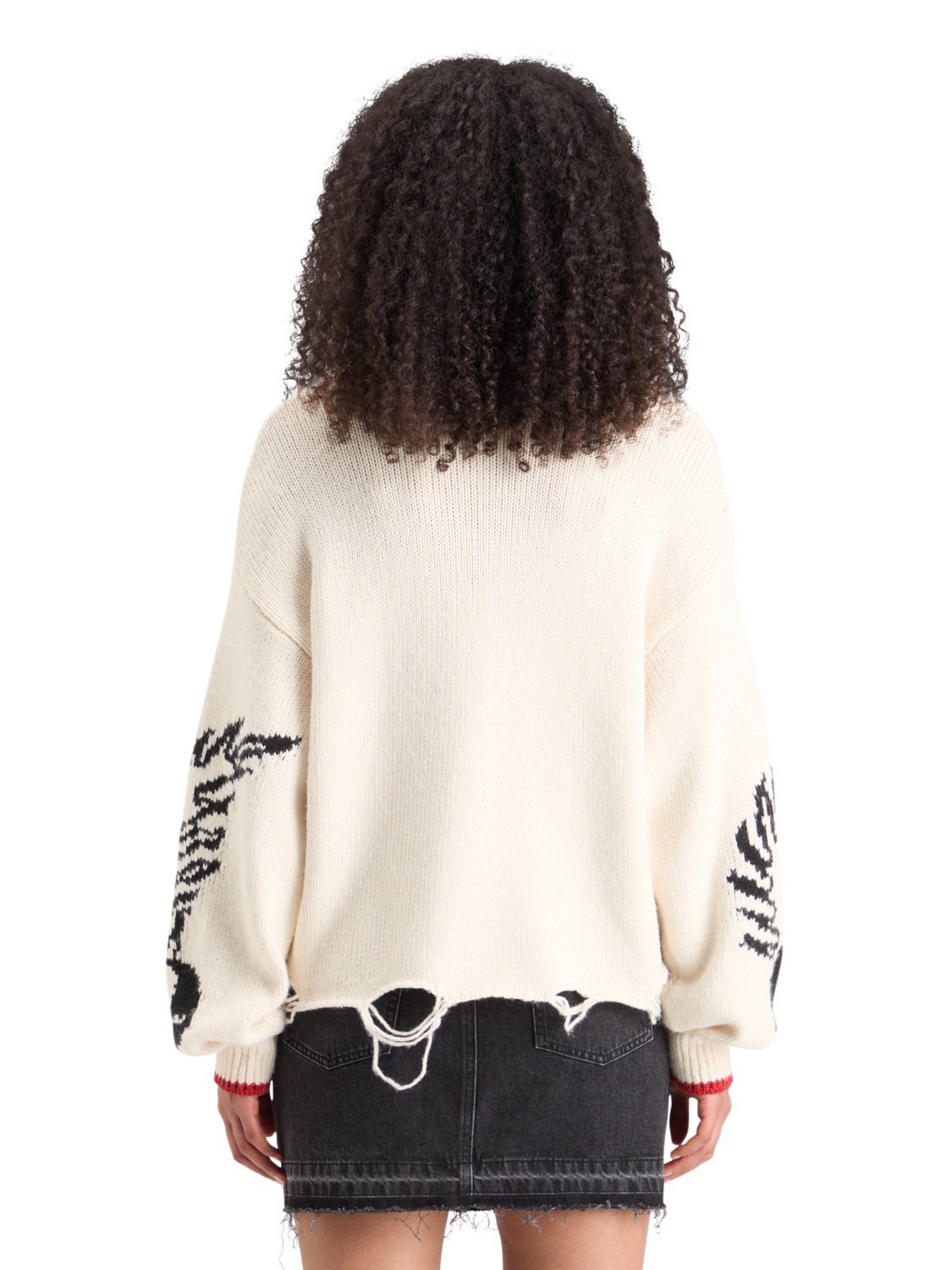 INTARSIA OVERSIZED PULLOVER