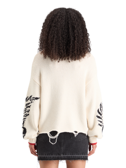 INTARSIA OVERSIZED PULLOVER