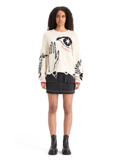 INTARSIA OVERSIZED PULLOVER