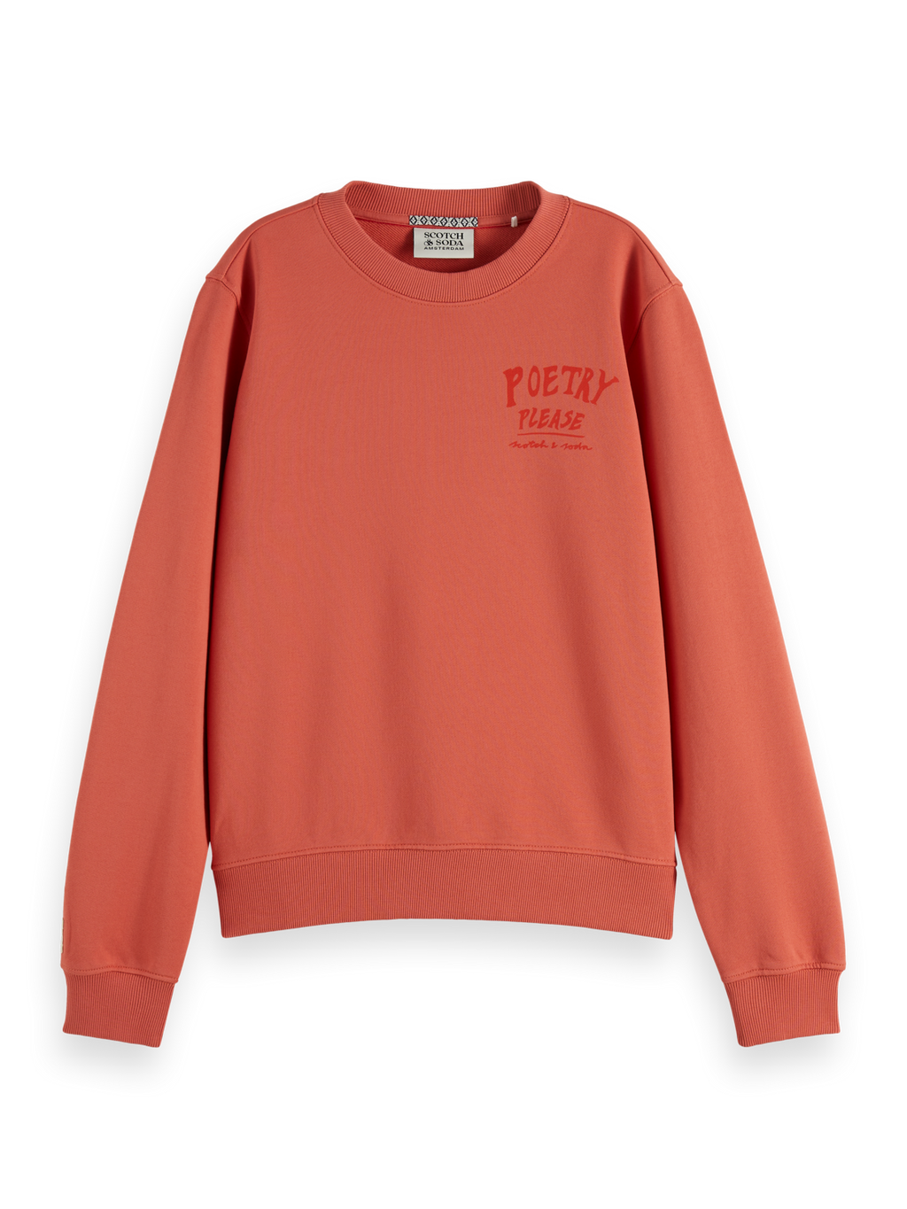 REGULAR FIT SWEATSHIRT WITH FRONT AND BACK ARTWORK