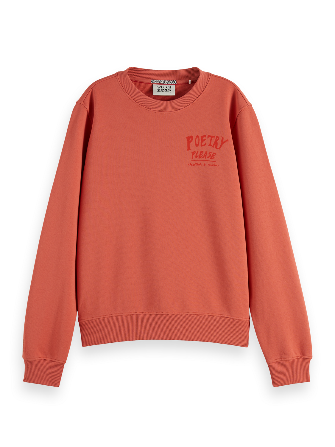 REGULAR FIT SWEATSHIRT WITH FRONT AND BACK ARTWORK
