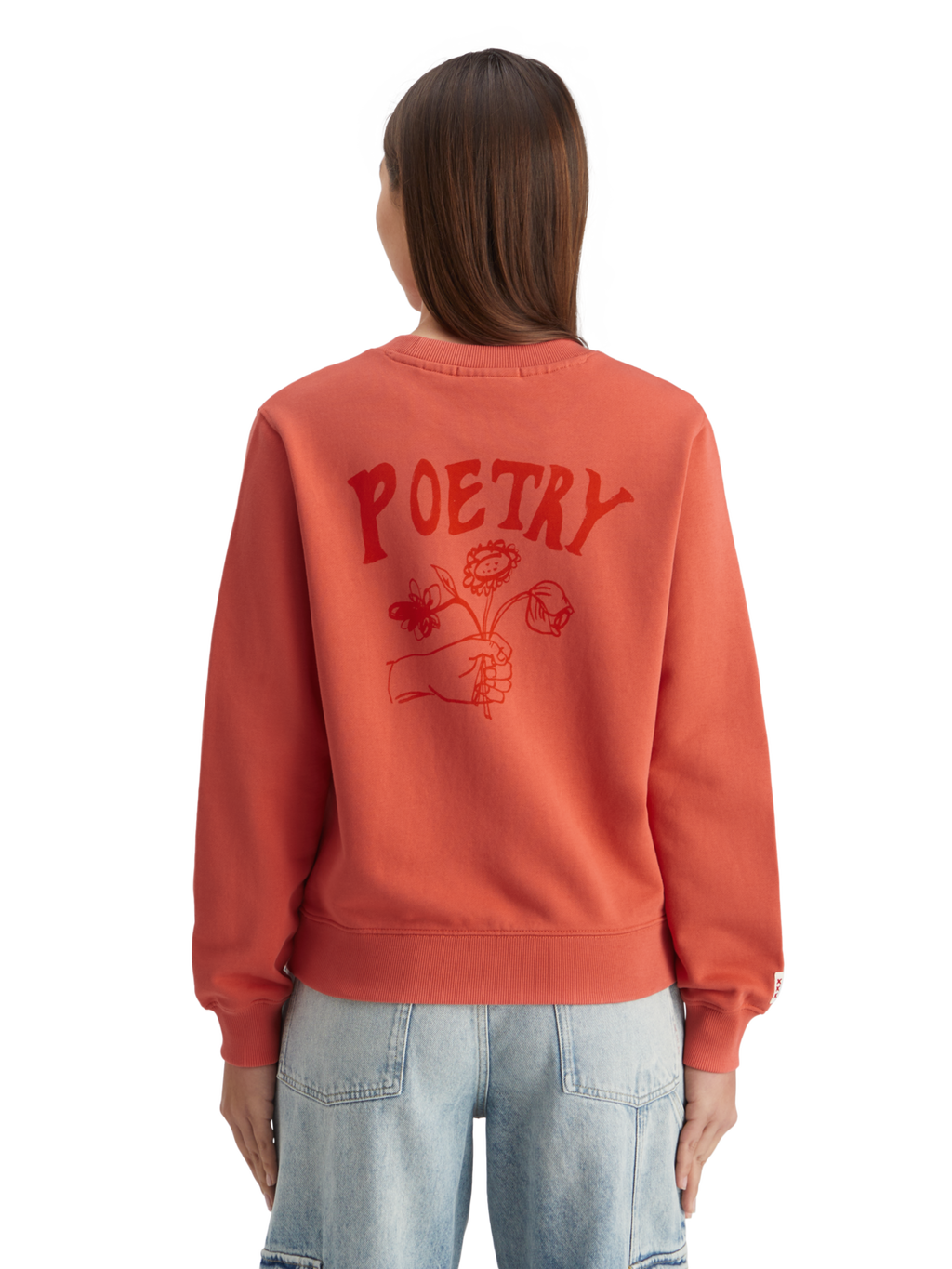 REGULAR FIT SWEATSHIRT WITH FRONT AND BACK ARTWORK