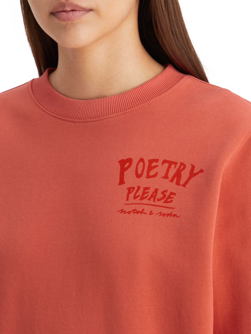 REGULAR FIT SWEATSHIRT WITH FRONT AND BACK ARTWORK