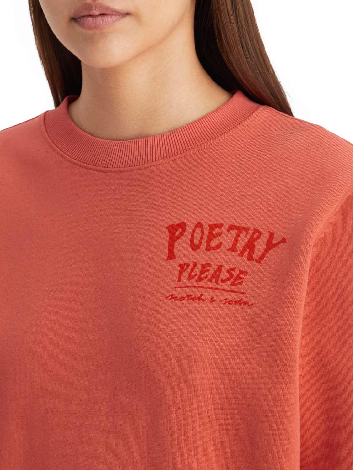 REGULAR FIT SWEATSHIRT WITH FRONT AND BACK ARTWORK