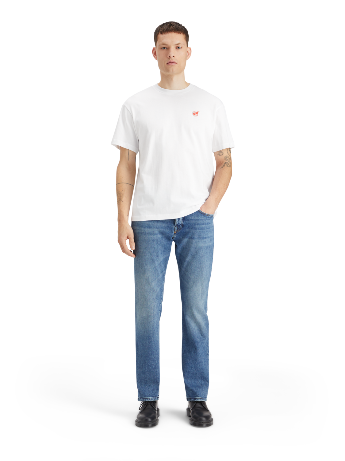 CORE THE ZEE STRAIGHT FIT JEANS   BLUE MOVES