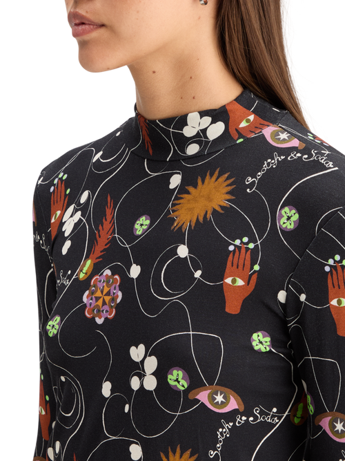 AOP PRINTED LONG SLEEVE T-SHIRT