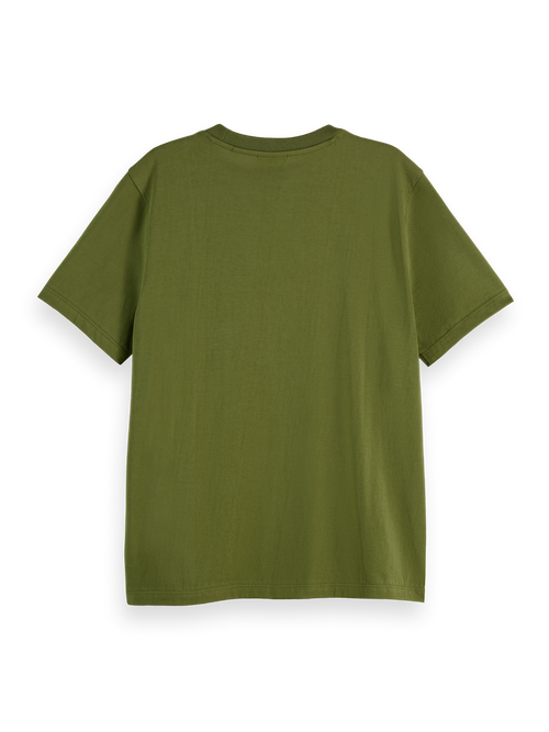 REGULAR FIT T-SHIRT WITH SMALL CHEST ARTWORK