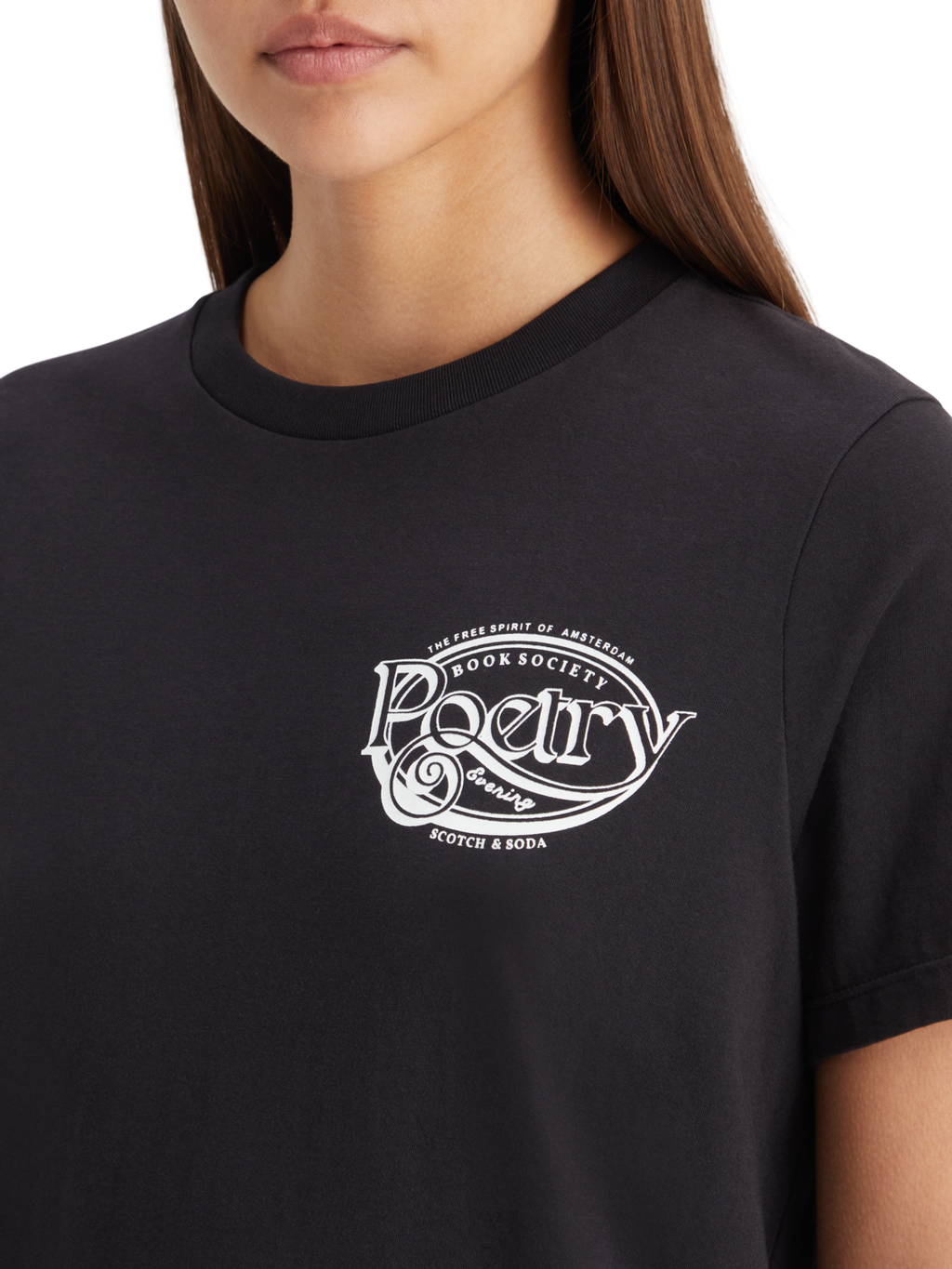 REGULAR FIT T-SHIRT WITH SMALL CHEST ARTWORK