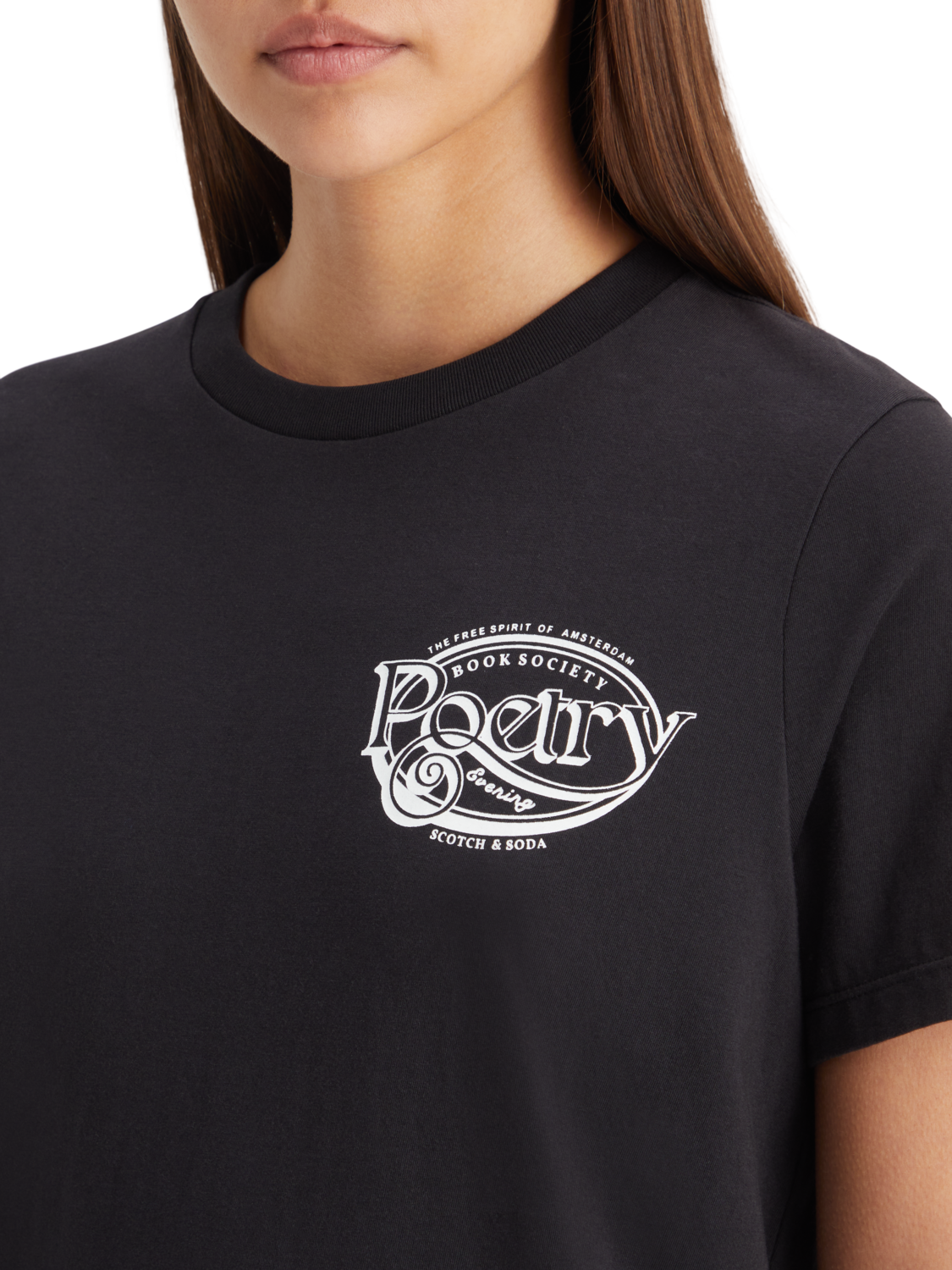 REGULAR FIT T-SHIRT WITH SMALL CHEST ARTWORK