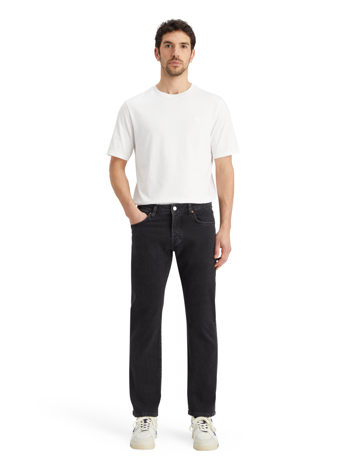 Essential THE ZEE STRAIGHT JEANS   CITY BLACK