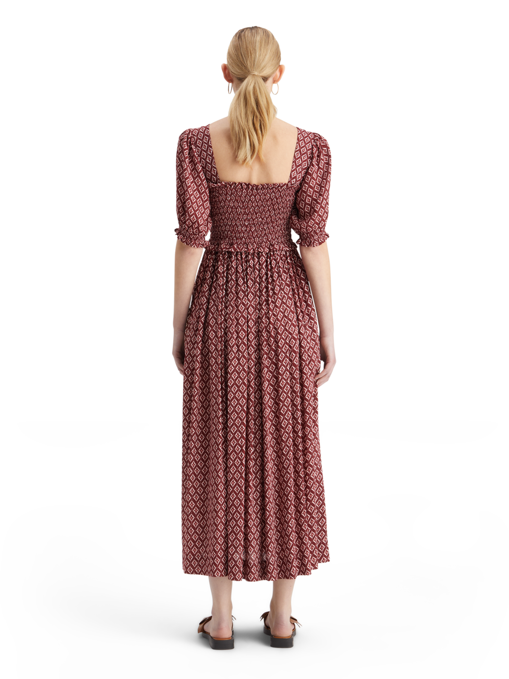 MAXI DRESS WITH SMOCK